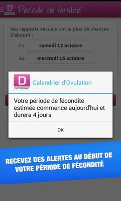 Ovulation android App screenshot 0