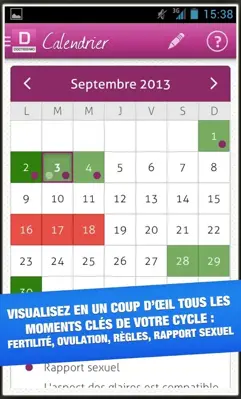 Ovulation android App screenshot 6